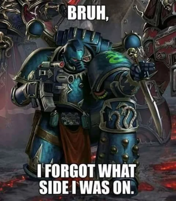 Вархаммер40к для чайников. Примархи: Альфарий и Омегон - Моё, Warhammer, Warhammer 40k, Alpha-Legion, Alpharius, Omegon, Chaos Space marines, Мат, Длиннопост