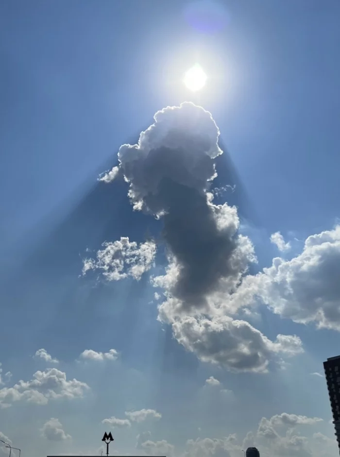 Clouds as a separate art form in nature - My, Nature, beauty of nature, Clouds, Sky, Longpost