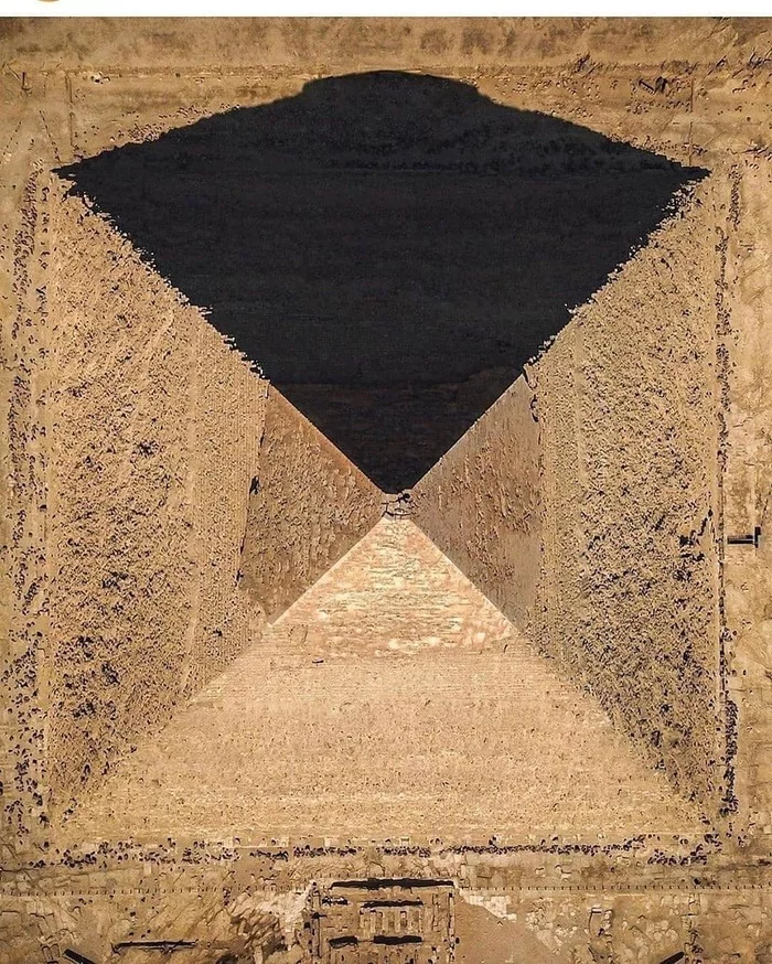 Ancient Egyptian pyramid aerial view (Pyramid of Khafre) - Archeology, Around the world, Scientists, Research, Egypt, Drone, Informative, Professional shooting, Drone, Pyramid, Pyramids of Egypt, Aerogrill, Aerial photography, Longpost, Ancient Egypt