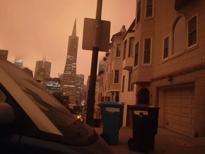 Reply to the post There's a little bit of Armageddon in LA - My, USA, Fire, Forest fires, Los Angeles, Video, Vertical video, Reply to post, Longpost, The photo
