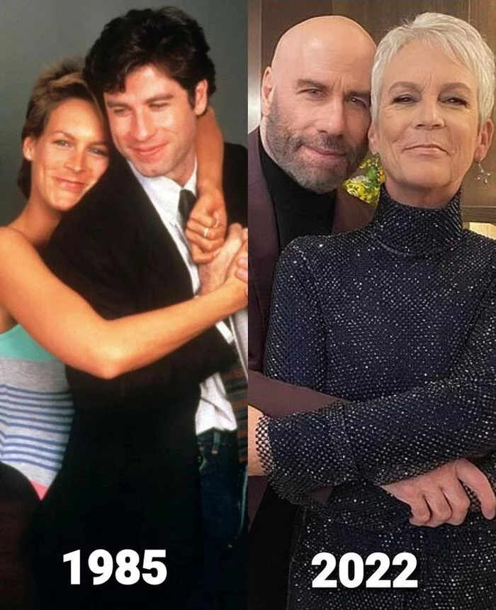 Jamie Le Curtis and John Travolta - The photo, Actors and actresses, John Travolta, Jamie Lee Curtis, Celebrities, It Was-It Was