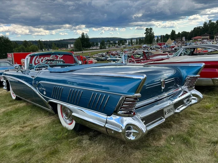 Rare Buick Limited cab 1958 - My, Auto, Car, Wheelbarrow, Sweden, Classic, Transport, Longpost