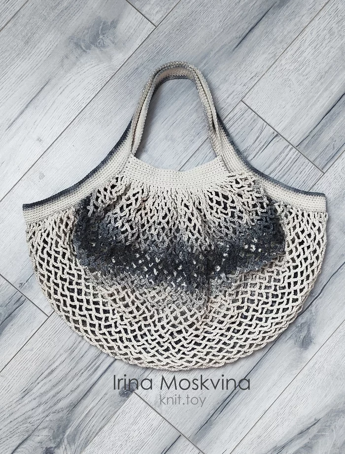 Avoska (shopper bag) - My, With your own hands, String bag, Сумка, Shopping bag, Shopping, Products, Ecology, Fashion