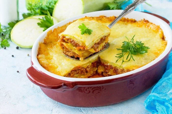 ПП-запеканка с кабачками, помидорами и фаршем - Рецепт, Похудение, Диета, Лишний вес, ЗОЖ, Фитнес, Питание