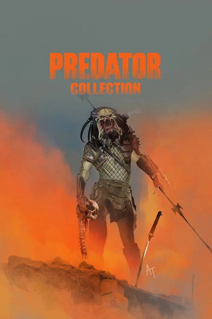 Predator forever! - Art, Movies, Fantasy, Predator (film), Mining, Longpost
