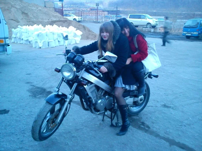 The first motorcycle for a girl - My, Motorcyclists, Girls, Moto, Longpost