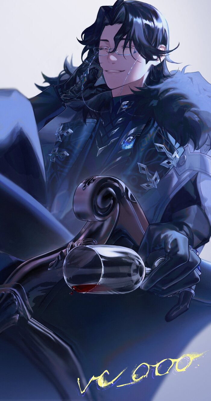 Pantalone Genshin Impact, , Anime Art, Pantalone