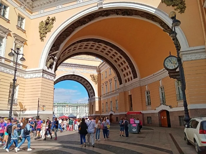 Palace Square - My, Saint Petersburg, Palace Square, Arch, Mobile photography