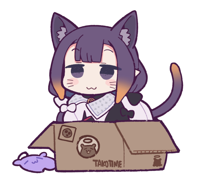 Ina Cat - Virtual youtuber, Hololive, Ninomae Inanis, Stray, Comics, Neko, Anime, Anime art, Longpost