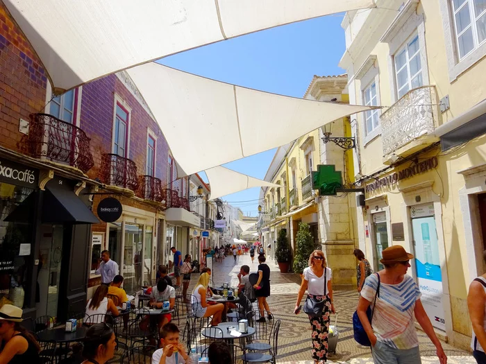 Baixa Neighborhood and Cafes - My, Travels, Portugal, Algarve, Faro, The street, Cafe, Food, The photo, City walk, Architecture, Temple, Longpost
