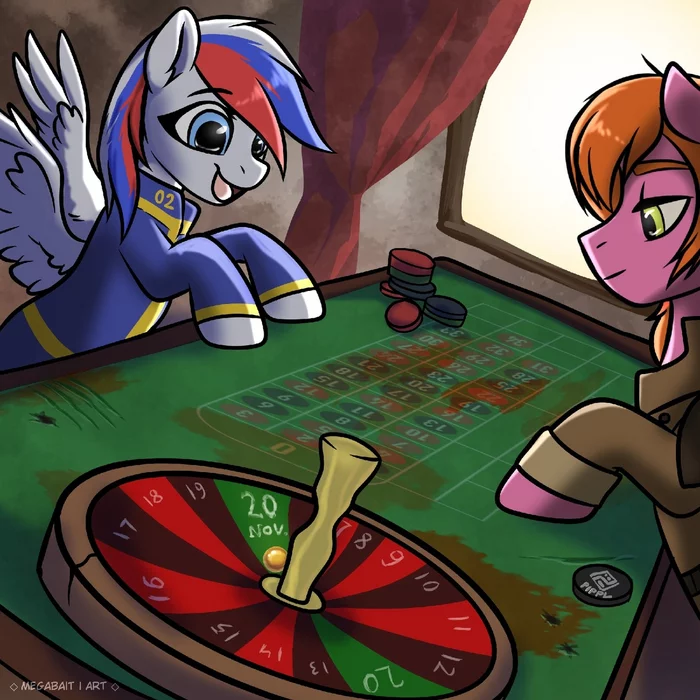Incident at the casino - My little pony, Original character, MLP Marussia