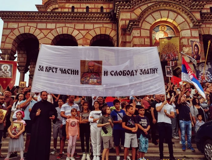 Continuation of the post Hands off our children!. Protest against the gay parade EuroPride in Belgrade» - Politics, Serbia, news, Media and press, European Union, Belgrade, Protest, Procession, Poster, Icon, Church, Orthodoxy, Video, Reply to post, Longpost
