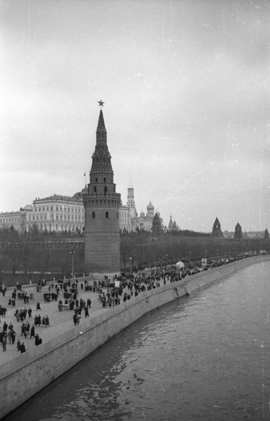 1950s MOSCOW AND MUSCOVITES - the USSR, 50th, Old photo, Longpost, Black and white photo