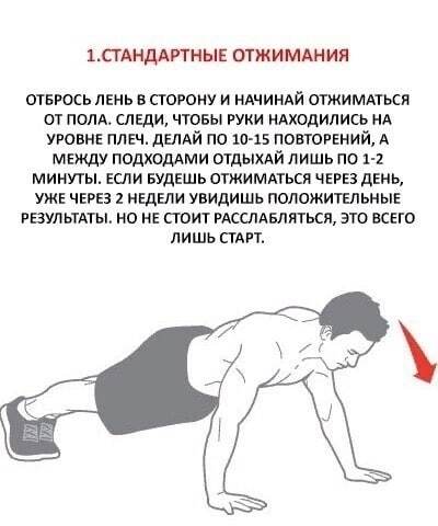 6 types of push-ups. Save yourself so you don't lose - Workout, Healthy lifestyle, Fitness, Sport, Push ups, Exercises, Longpost