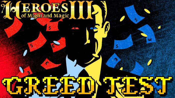 How greedy are you? - Greed Test for Heroes of Might and Magic III - My, Стратегия, Retro Games, RPG, PVP, Greed, HOMM III, Герои меча и магии, Card game, Video, Youtube