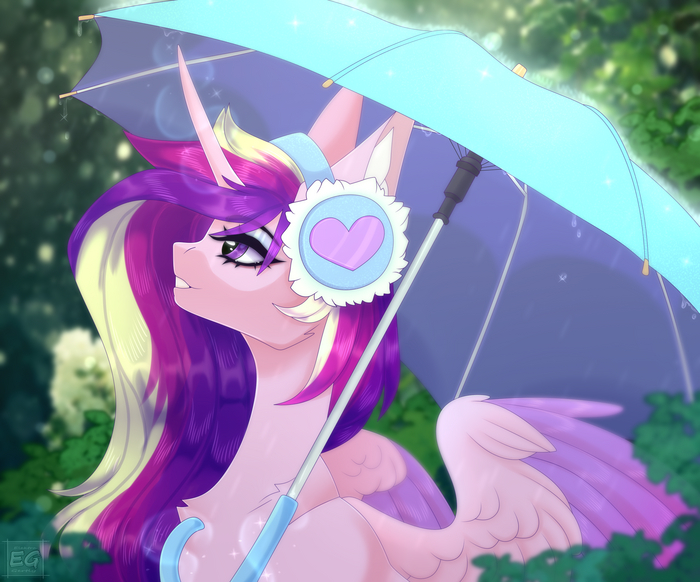   My Little Pony, Ponyart, Princess Cadance, Elektra-gertly