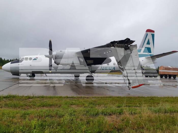 Two planes landed urgently in the Irkutsk region - Aviation, AN-24, Irkutsk, Baza