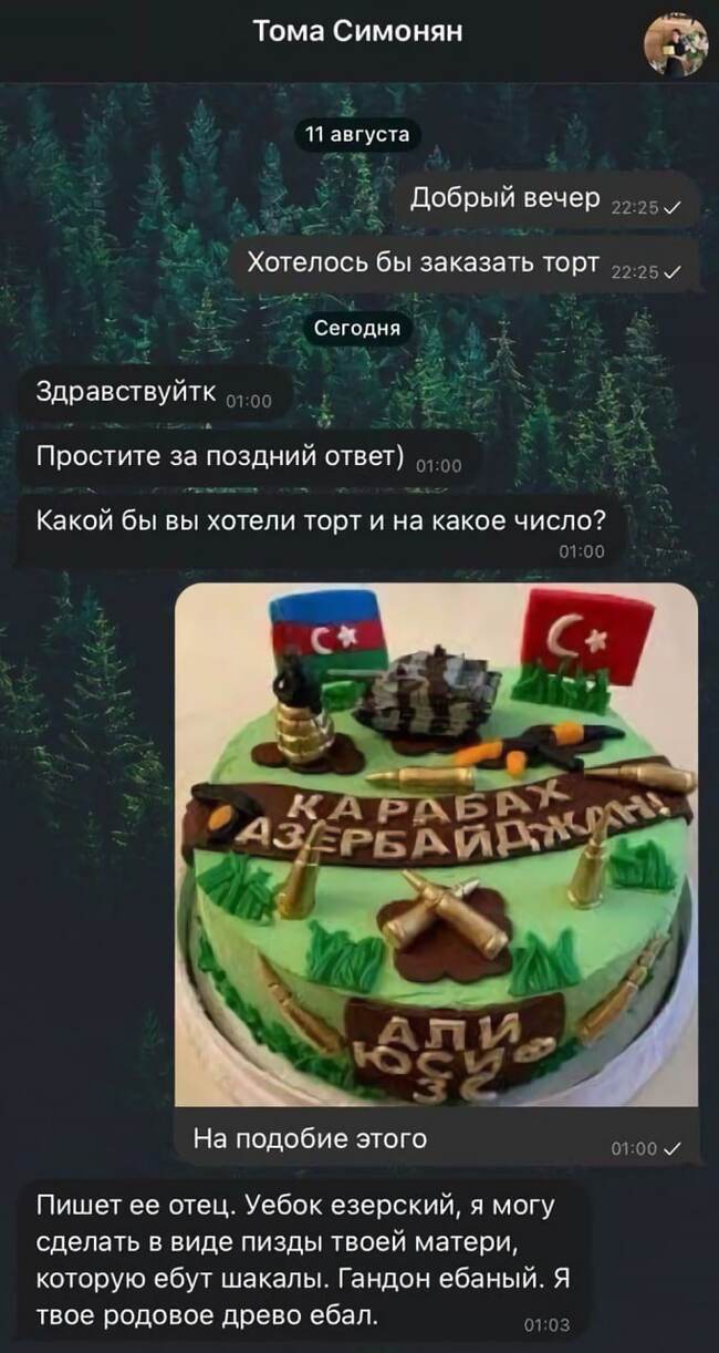 Cakes are out of politics, they said - Screenshot, Politics, Cake, Nagorno-Karabakh, Karabakh conflict, Armenia, Azerbaijan, Mat