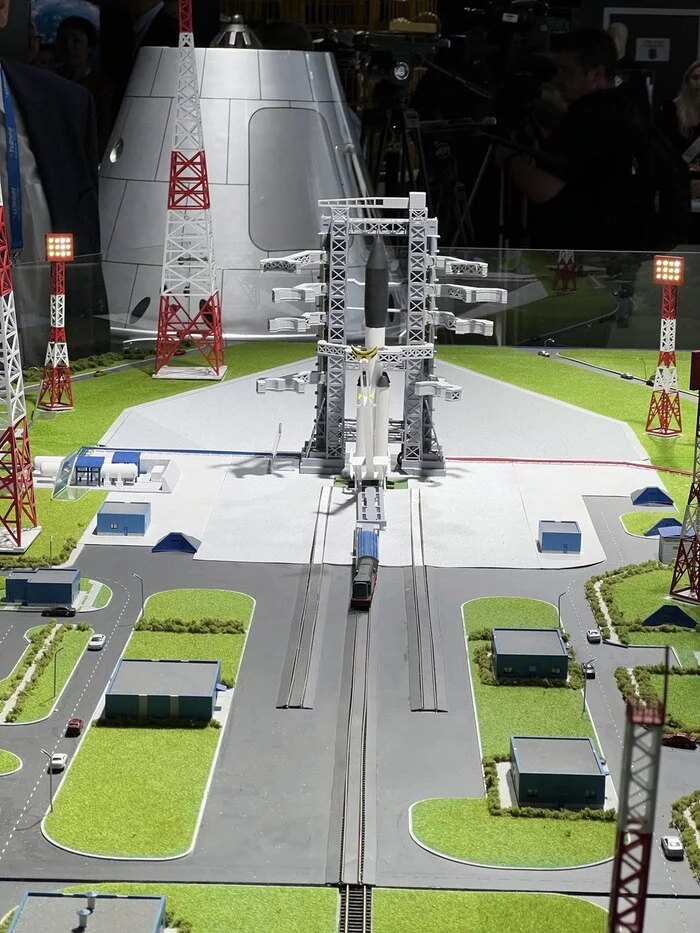 Roscosmos at Army-2022: mock-up of the launch complex for Angara rockets at the Vostochny cosmodrome - My, Roscosmos, Rocket, Cosmodrome Vostochny, Angara launch vehicle, Cosmonautics, Longpost