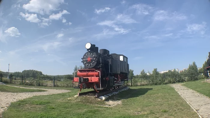 Steam locomotive 9P-18430 - My, Museum, Museum of Railway Equipment, Locomotive, Nizhny Novgorod, Mobile photography, Longpost