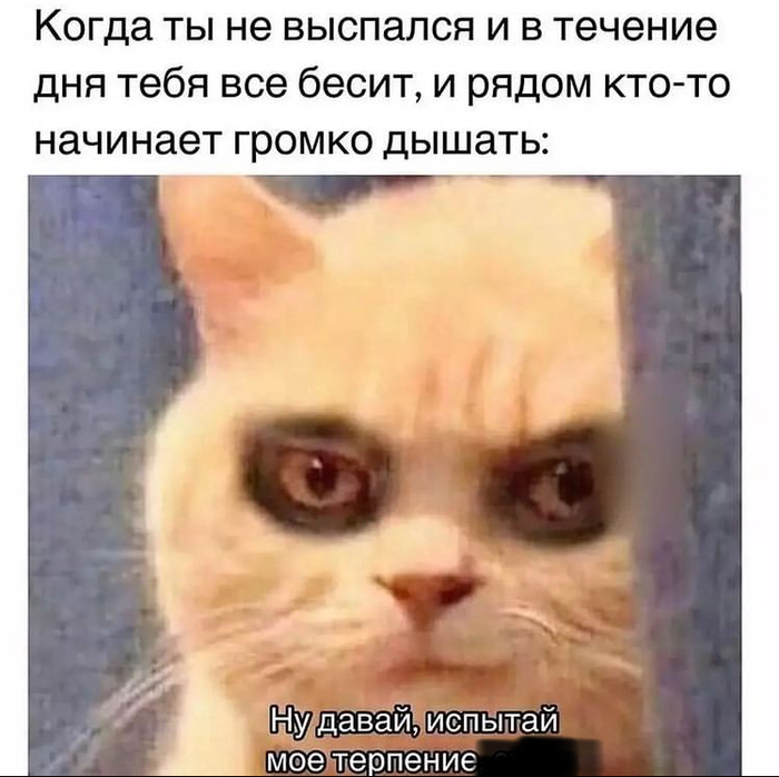 Не дай бог кто спросит "Что такой нервный?"