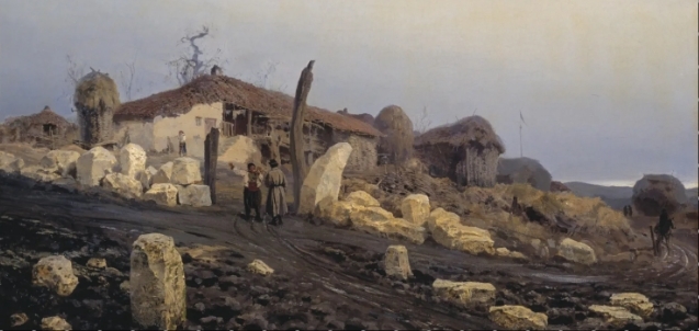 And in our yard... Mental paintings by the artist Polenov - My, Museum, Story, Painting, Painting, Art, Beginner artist, Longpost