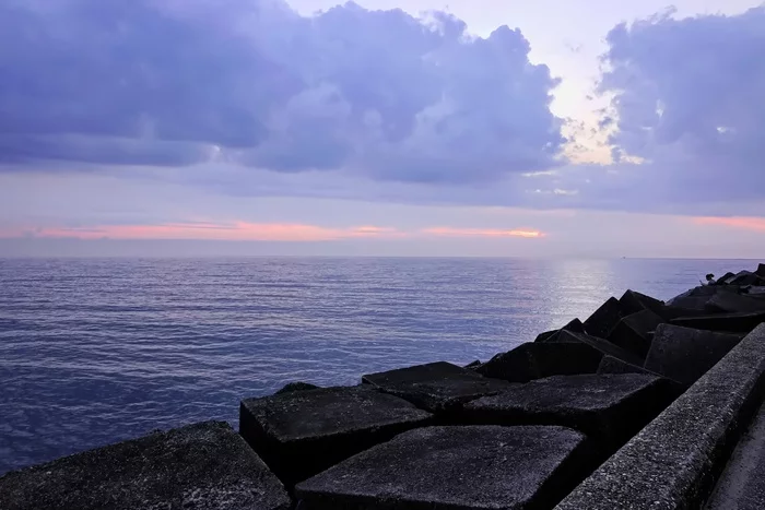 Sunset on the North Sea - My, Netherlands (Holland), The photo, Nature, Sunset, Landscape, North Sea