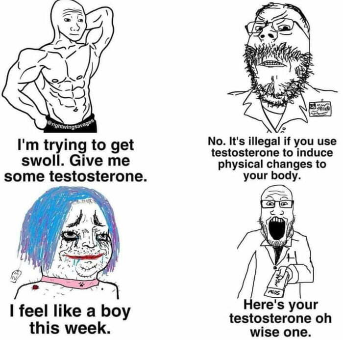 Gotta pump up - Logics, Testosterone, Transgender, 9GAG