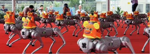 Beijing Robotics Conference Kicks Off with Robot Dog Dance - Politics, news, Beijing, The conference, Robot, Robopes, Video, Youtube, Dancing