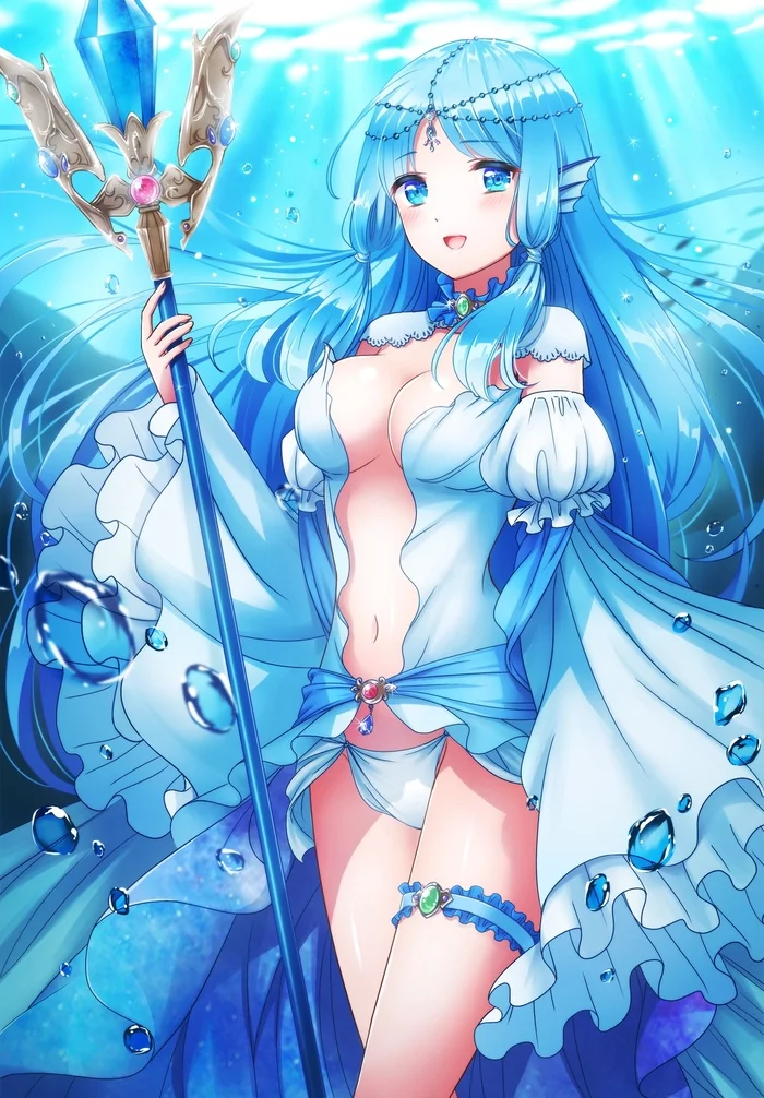 Who loves water? - Anime, Anime art