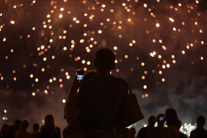 Salute Rostec 2022 (Moscow) - My, The photo, Moscow, Canon, Firework, Fireworks, Rostec