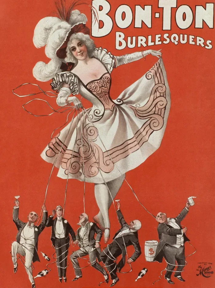 From the history of burlesque - My, France, Burlesque, Striptease, Longpost