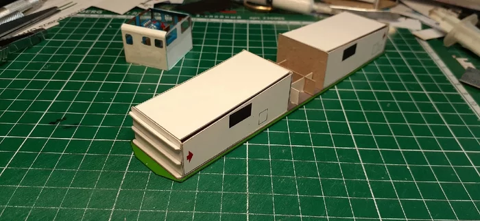 Paper model of the Soviet Shunting Industrial Electric Locomotive VL41. Part 2 - My, A train, Hobby, 3D modeling, Papercraft, Longpost