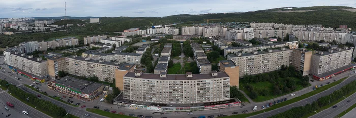 Long soviet house in Murmansk - My, Kola Peninsula, Murmansk, Murmansk region, North