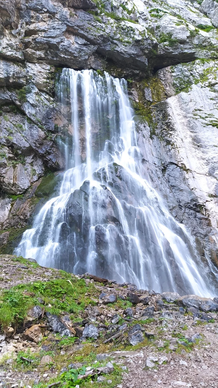 Geg waterfall without filters - My, Waterfall, Nature, Abkhazia