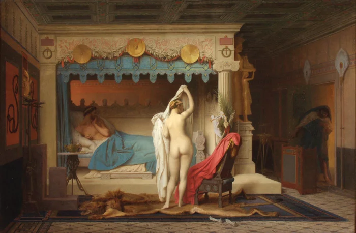 Jerome Jacques-Leon. This unusual east - Art, Egypt, Artist, East, Painting, Longpost, Nudity, Violence