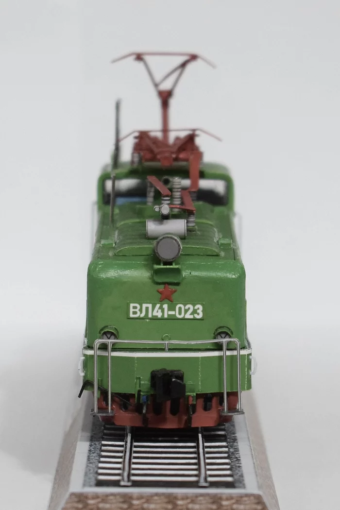Paper model of the Soviet Shunting Industrial Electric Locomotive VL41. Part 3 - My, A train, Papercraft, 3D modeling, Hobby, Electric locomotive, Scale model, Longpost