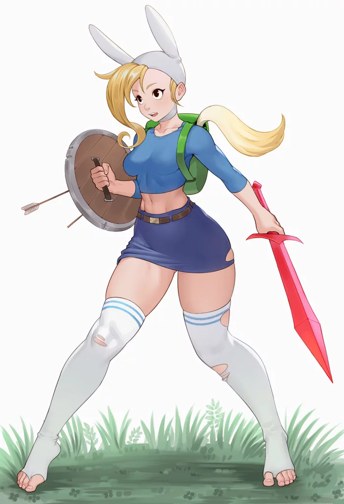 Fionna - Drawing, Animated series, Girls, Fionna, Adventure Time, Cheshirrr, Art