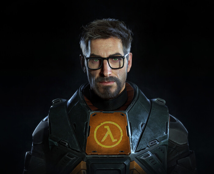 Dr. Gordon Freeman , ArtStation, , Half-life, Half-life 2,  ,  , 3D, 