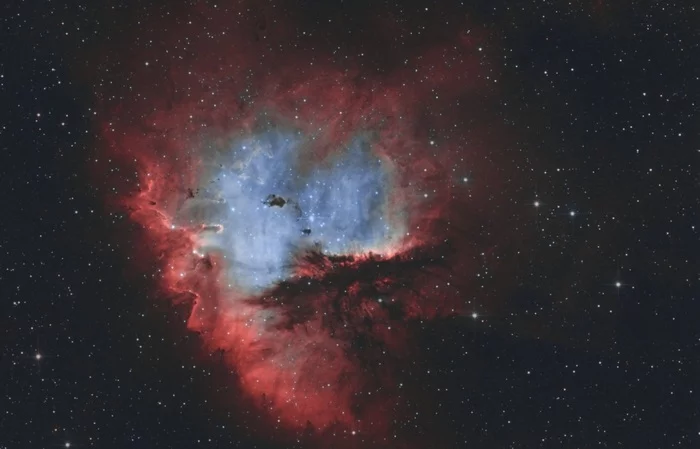 Nebula NGC 281 Pac-Man filmed from the city - My, Astrophoto, Astronomy, Milky Way, Universe, Nebula, Observatory, The photo