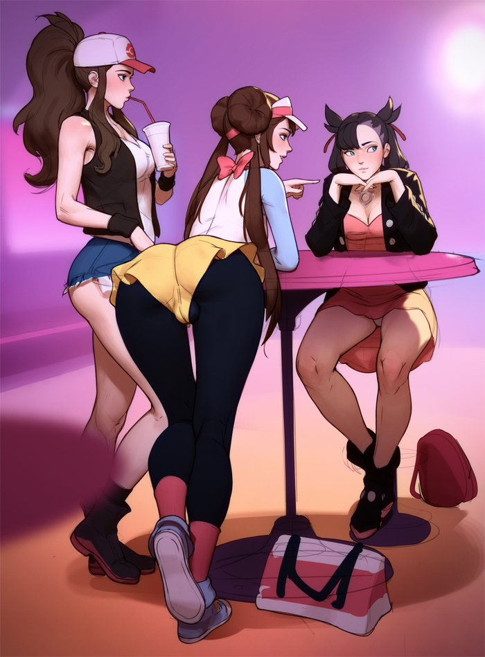   Tarakanovich, , , Anime Art,  , , , Rosa (), Hilda, Marnie, , 