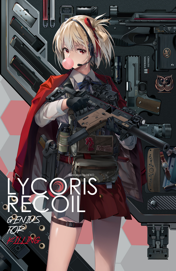 Lycoris Recoil , Anime Art, Lycoris Recoil, Nishikigi Chisato, Inoue Takina, , Neko (Yanshoujie)