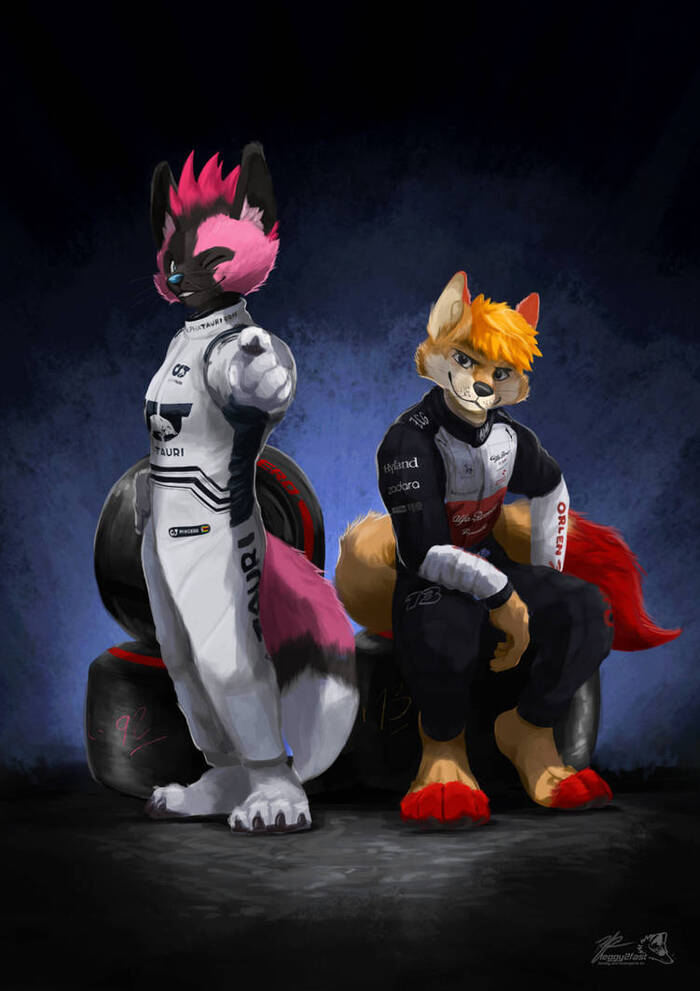 New Drivers Furry Art, Furry Canine