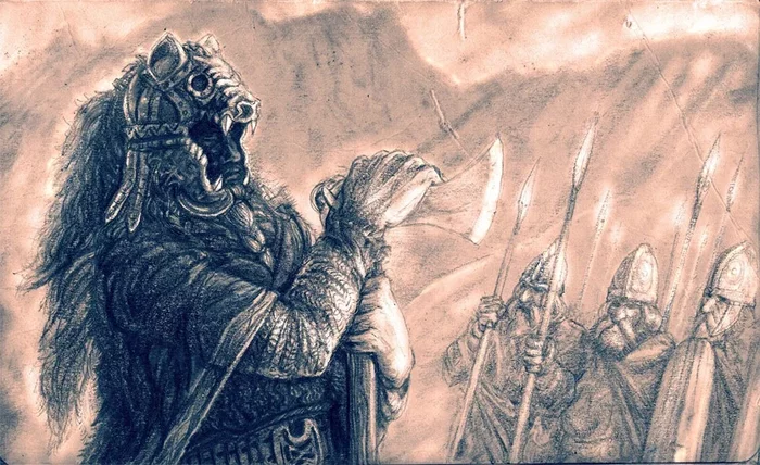 How did the Dunlendings treat Orcs in the service of Saruman? - Tolkien, Fantasy, Elves, The hobbit, Lord of the Rings, Epos, Mythology, Books, Orcs, Gnomes, Dwarves, Longpost
