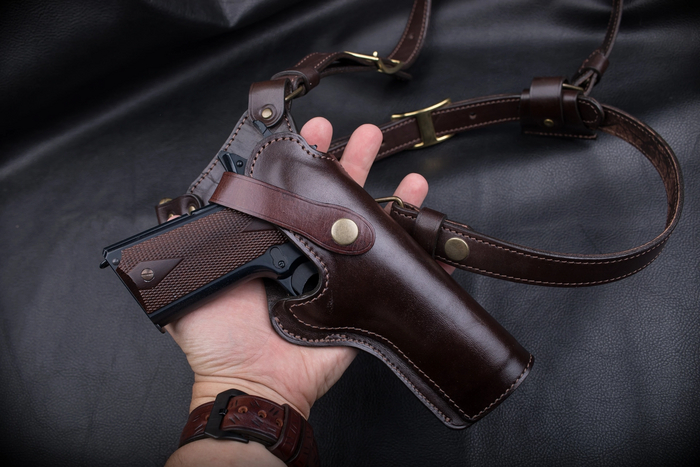 Нагрудная кобура для пистолета Colt 1911 | Пикабу