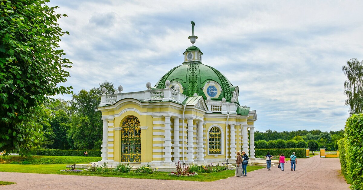 Усадьба кусково фото летом