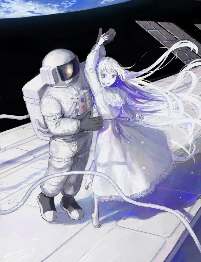 space dance - Art, Anime art, Space