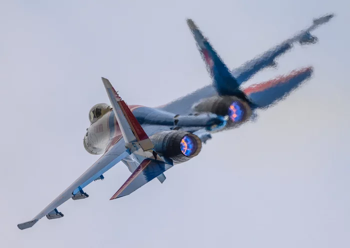Russian Knights, Su-35S - My, Airplane, Airshow, Aviation, Military equipment, Flight, The photo, Longpost