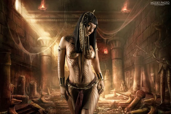 Cosplay on Ankh-Su-Namun. From the movie The Mummy Returns - NSFW, My, Cosplay, Mummy, The mummy returns, Hollywood, Movies, Bodypainting, Egypt, Ancient Egypt, Longpost