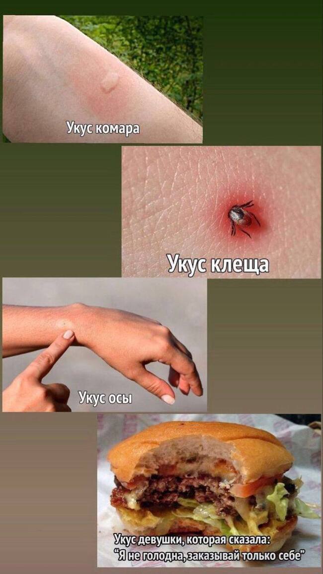 The most painful bite - Picture with text, Bite, Humor, Girls